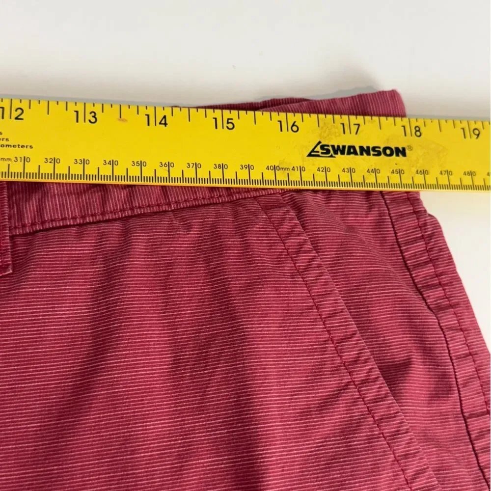 Tommy Hilfiger Red Cotton Shorts 36